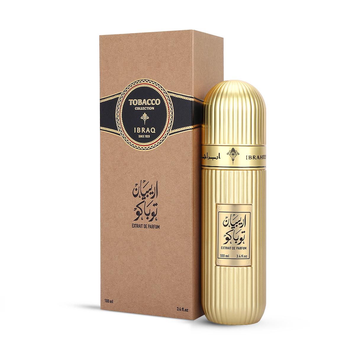 Arabian Tobacco 100ml EDP by IBRAQ – Arabian Tobacco, Saffron, Salted Caramel, Coffee & Amber Adams Perfumes