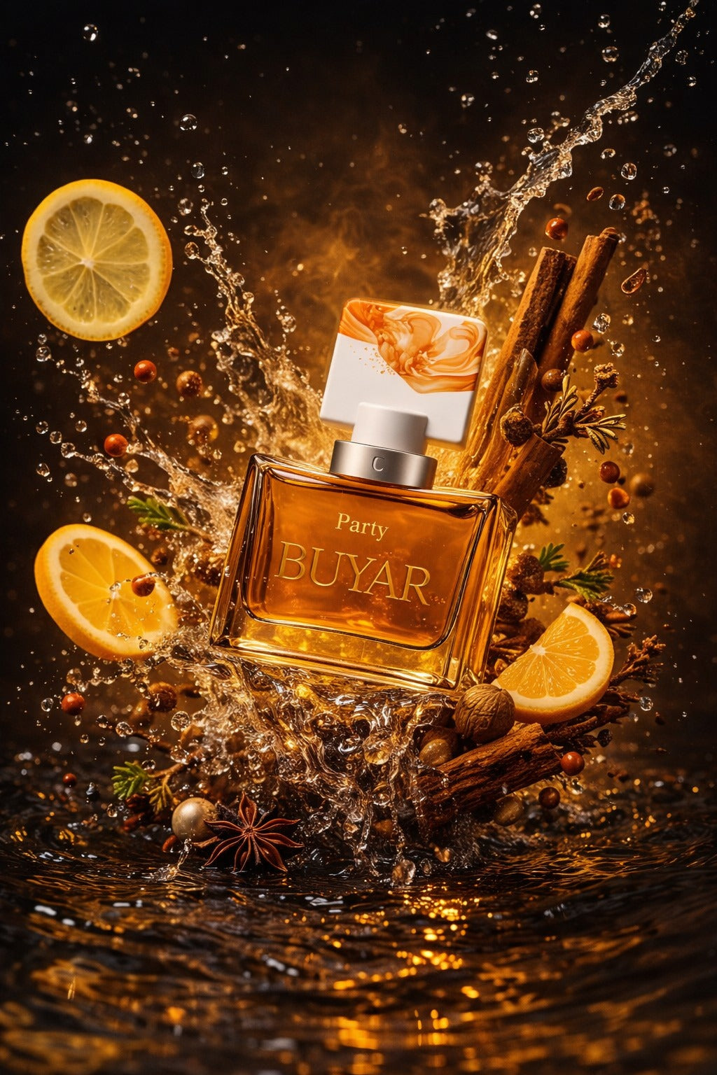 Buyar Party Eau De Parfum 100ml – Sweet Gourmand Vanilla Luxury Fragrance for Women UK Adams Perfumes
