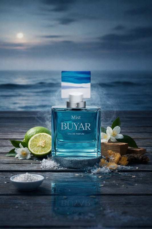 Buyar Mist Eau De Parfum 100ml – Fresh Clean Aquatic Musky Luxury Fragrance for Men & Women UK Adams Perfumes