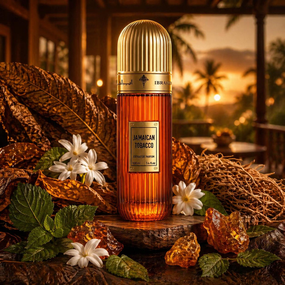 Jamaican Tobacco 100ml EDP by IBRAQ – Cinnamon, Lavender, Tobacco, Orchid, Woods & Saffron Adams Perfumes