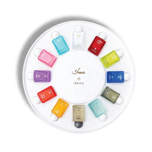 IBRAQ Eid Musk Collection by Ibrahim Al Qurashi – Luxury 12-Piece Musk Perfume Gift Set Adams Perfumes