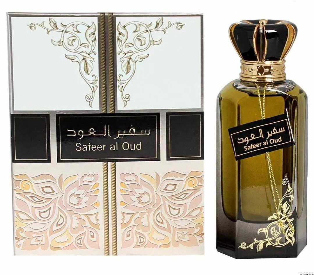 Safeer Al Oud Eau De Parfum 100ml | Rich Oud Amber Long Lasting Arabian Perfume Adams Perfumes
