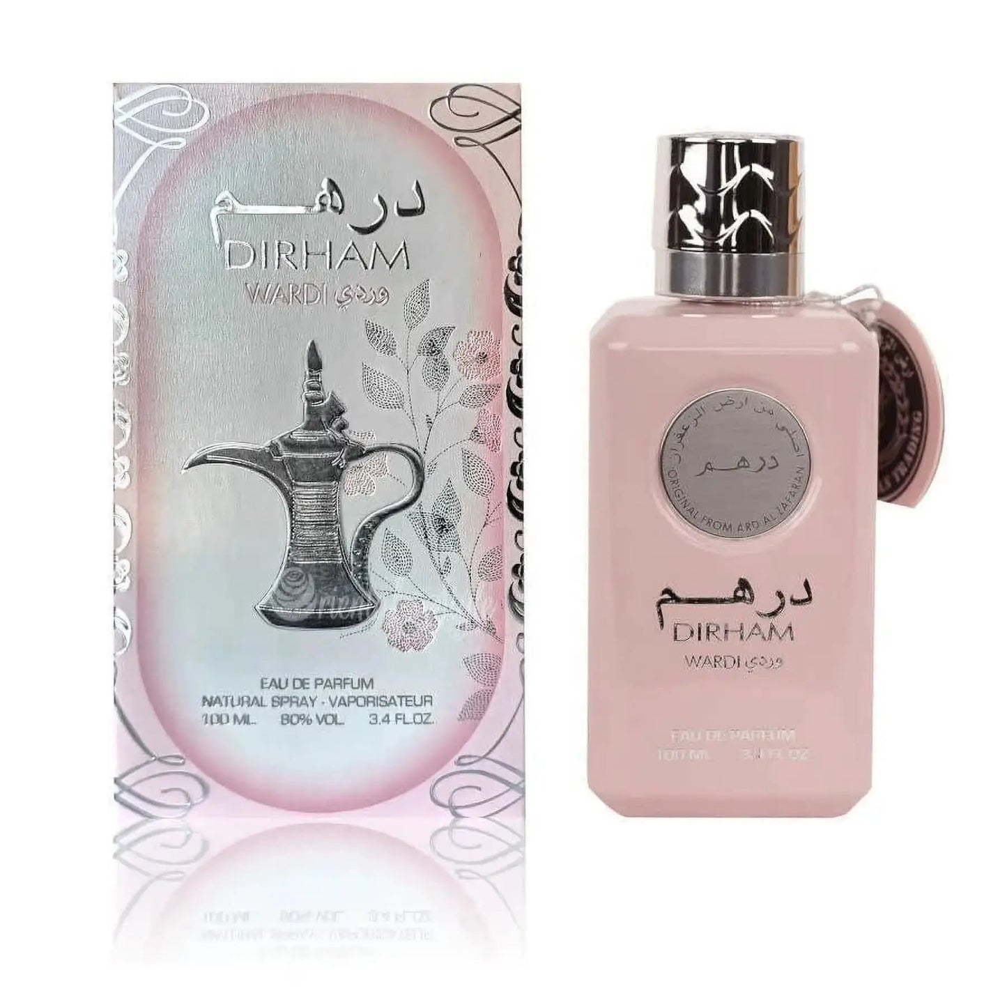 Dirham Wardi by Ard Al Zaafaran – Soft Rose, Creamy Vanilla & Elegant Musk (100ml EDP) Tufayel
