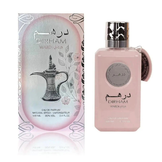 Dirham Wardi by Ard Al Zaafaran – Soft Rose, Creamy Vanilla & Elegant Musk (100ml EDP) Tufayel