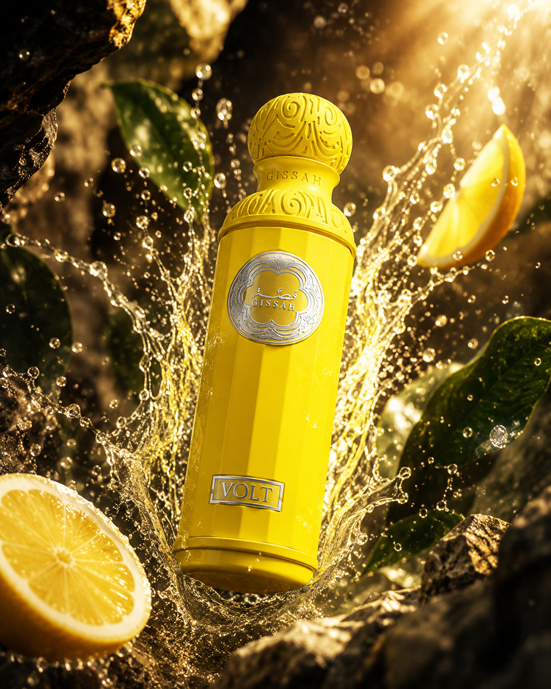 Volt by Gissah Eau De Parfum 200ml | Luxury Citrus Aromatic Woody Perfume for Men Adams Perfumes