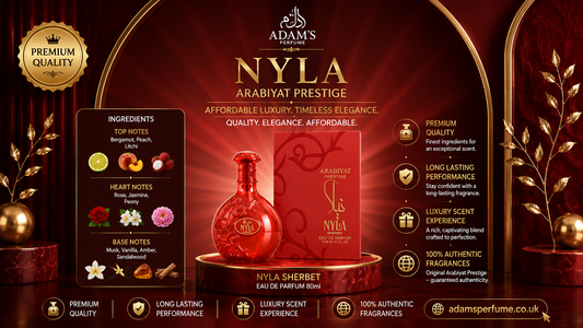 Nyla Sherbet Eau De Parfum 80ml – Sweet Fruity Candy Floral Long Lasting Perfume for Women UK Adams Perfumes
