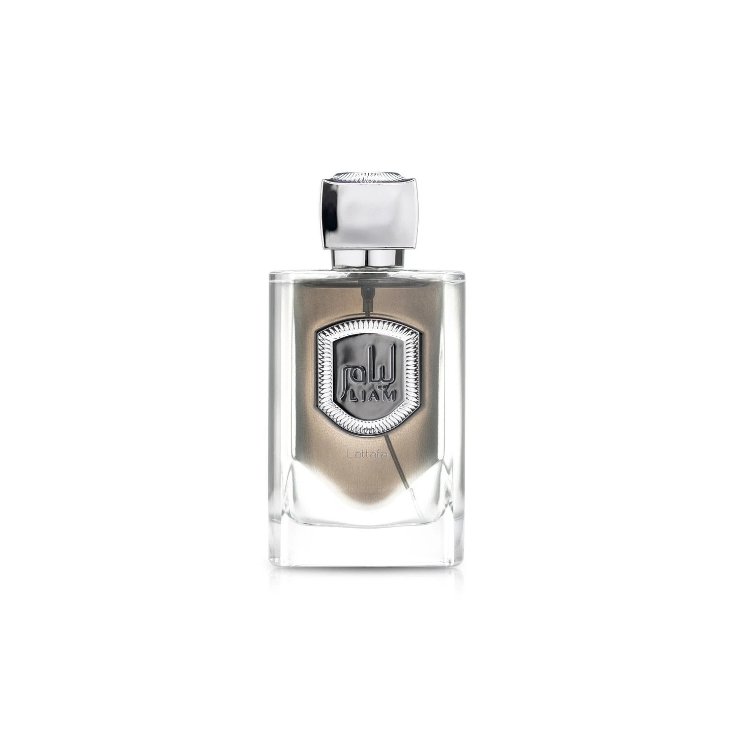 Liam Grey Eau De Parfum 100ml by Lattafa | Fig Tea Cardamom Woody Vanilla Unisex Perfume Adams Perfumes