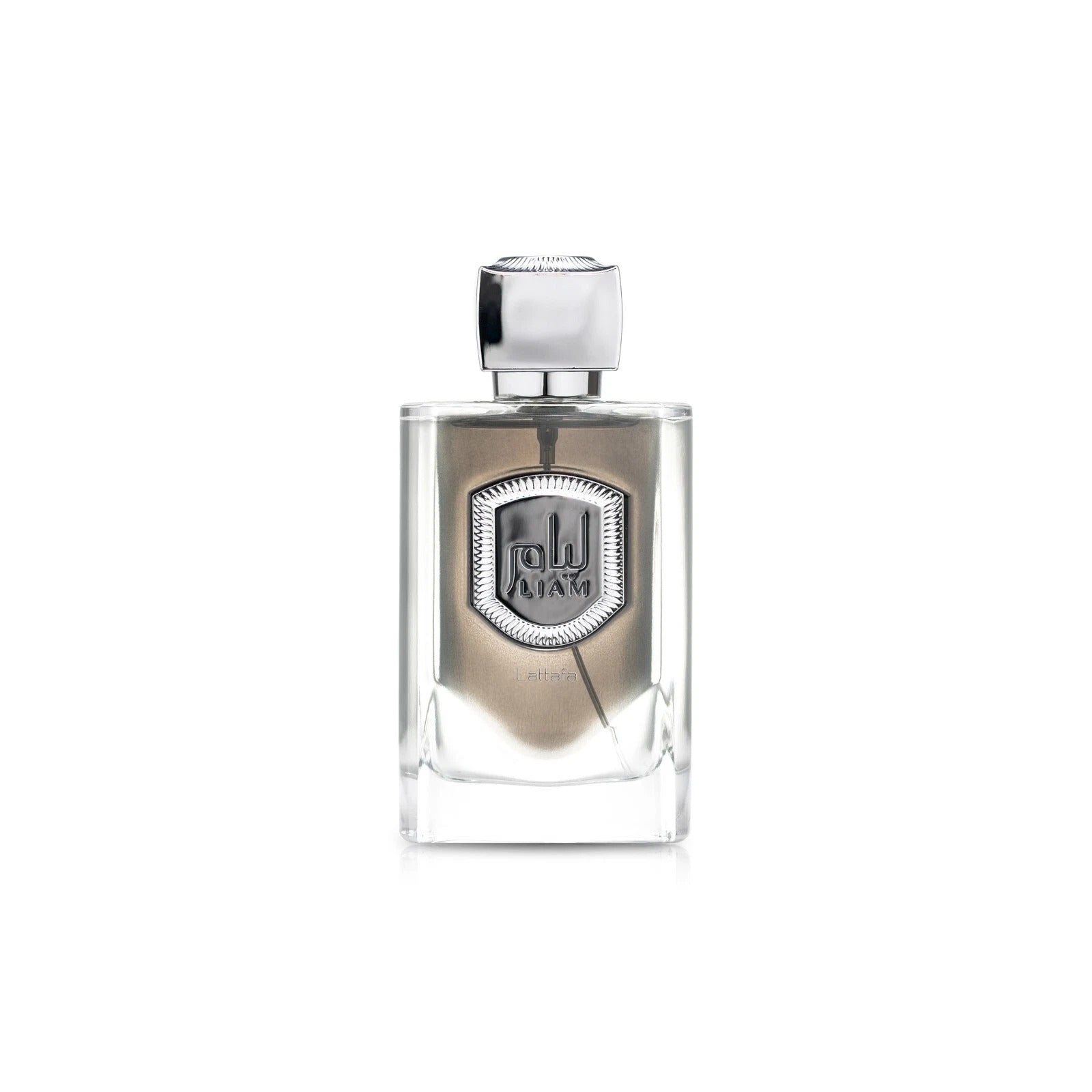 Liam Grey Eau De Parfum 100ml by Lattafa | Fig Tea Cardamom Woody Vanilla Unisex Perfume Adams Perfumes