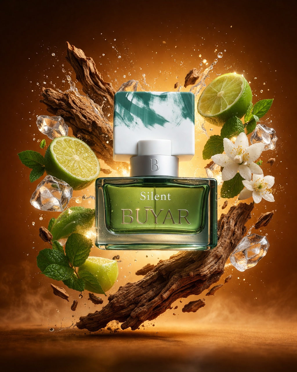 Buyar Silent Eau De Parfum 100ml – Smooth Woody Musky Luxury Fragrance for Men & Women UK