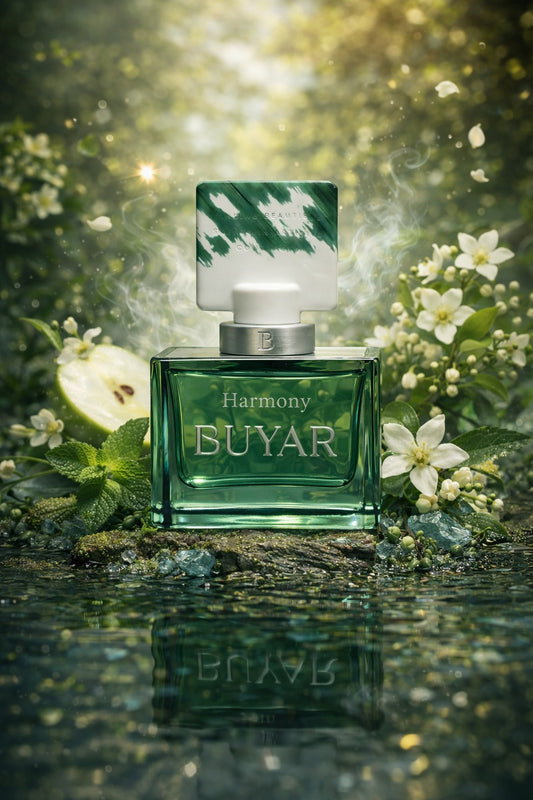Buyar Harmony Eau De Parfum 100ml – Fresh Floral Woody Musky Luxury Fragrance for Men & Women UK
