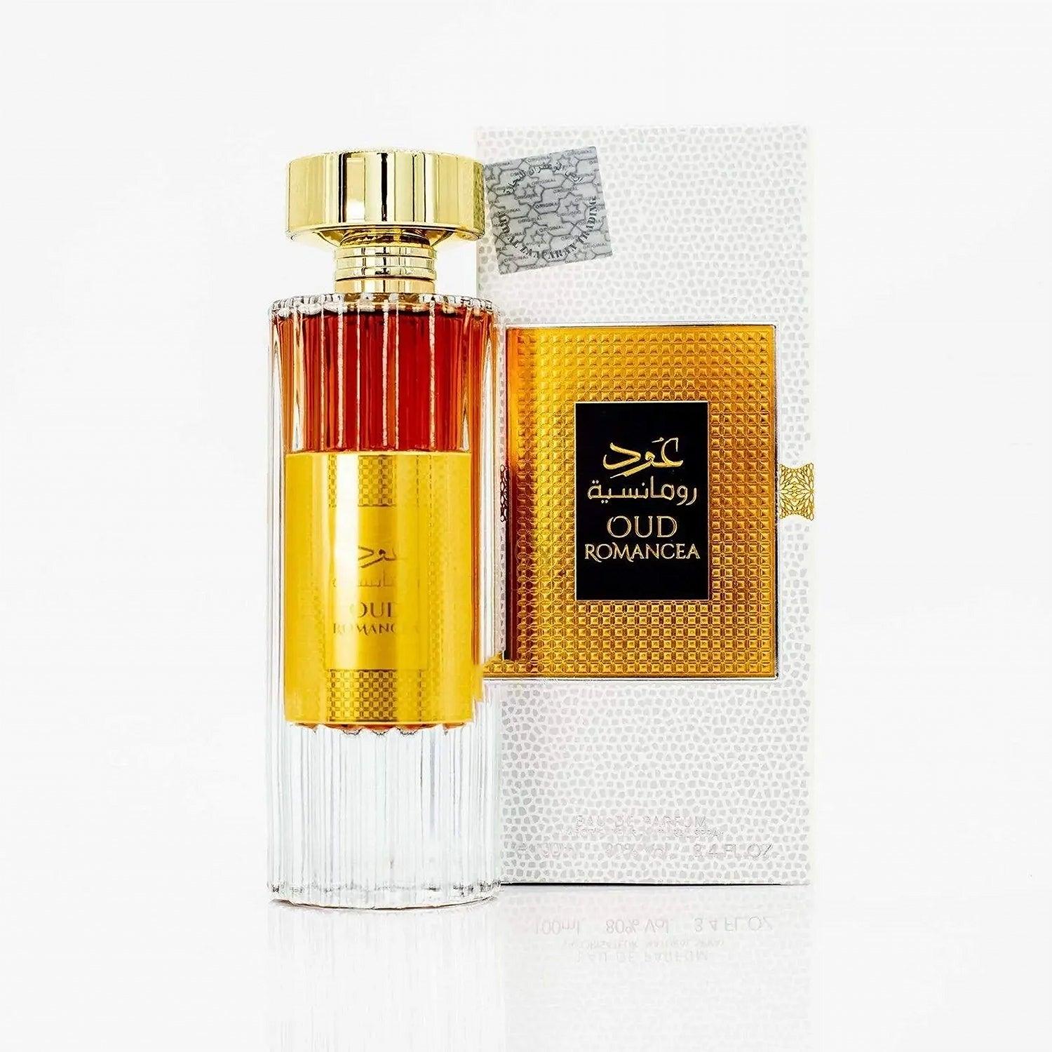 Oud Romancea Eau De Parfum 100ml by Ard Al Zaafaran | Rose Oud Vanilla Long Lasting Arabian Perfume Adams Perfumes