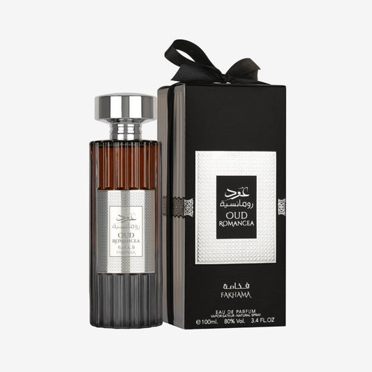 Oud Romancea Fakhama Eau De Parfum 100ml by Ard Al Zaafaran | Luxury Rose Oud Amber Perfume Adams Perfumes
