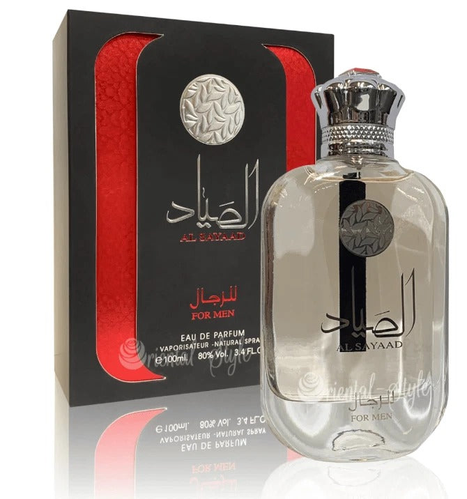 Al Sayad Eau De Parfum 100ml for Men | Fresh Woody Spicy Long Lasting Arabian Perfume Adams Perfumes