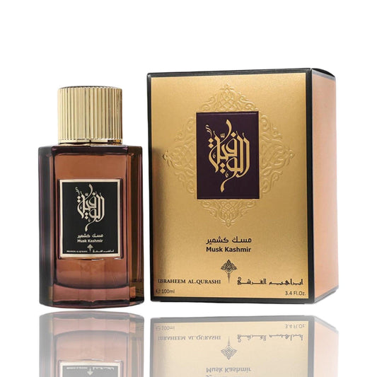 Musk Kashmir 100ml EDP by IBRAQ – Soft Musk, Creamy Woods, Saffron & Elegant Floral Warmth Adams Perfumes