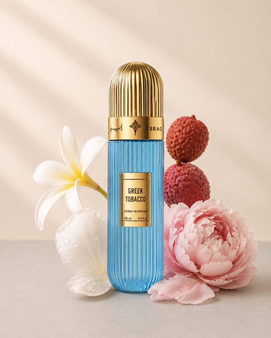 Greek Tobacco 100ml EDP by IBRAQ – Narcissus, Lychee, Rose, Apricot, Iris, Musk & Tobacco Adams Perfumes